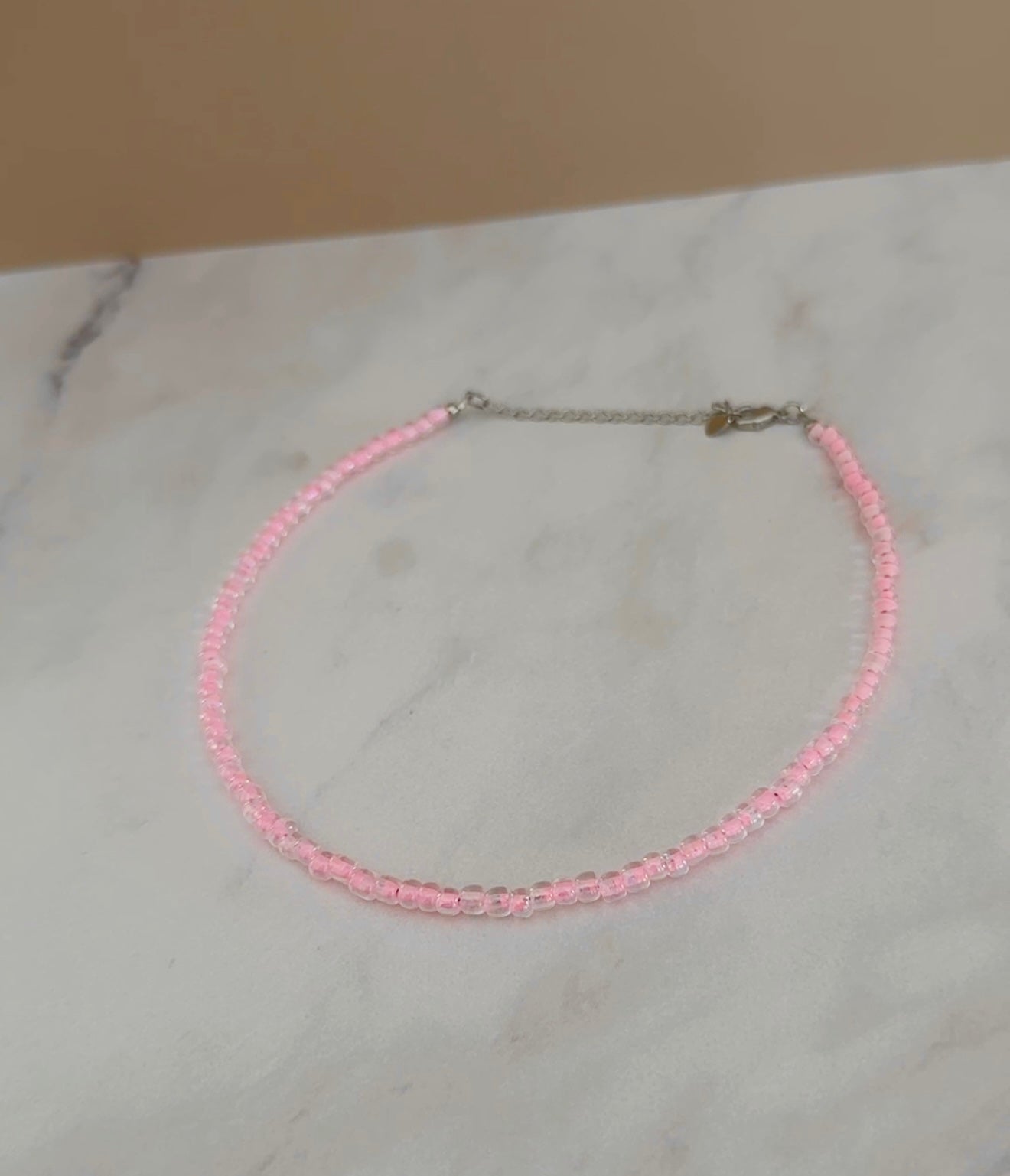 Charmed Rose- Pink Clouds (Necklace)