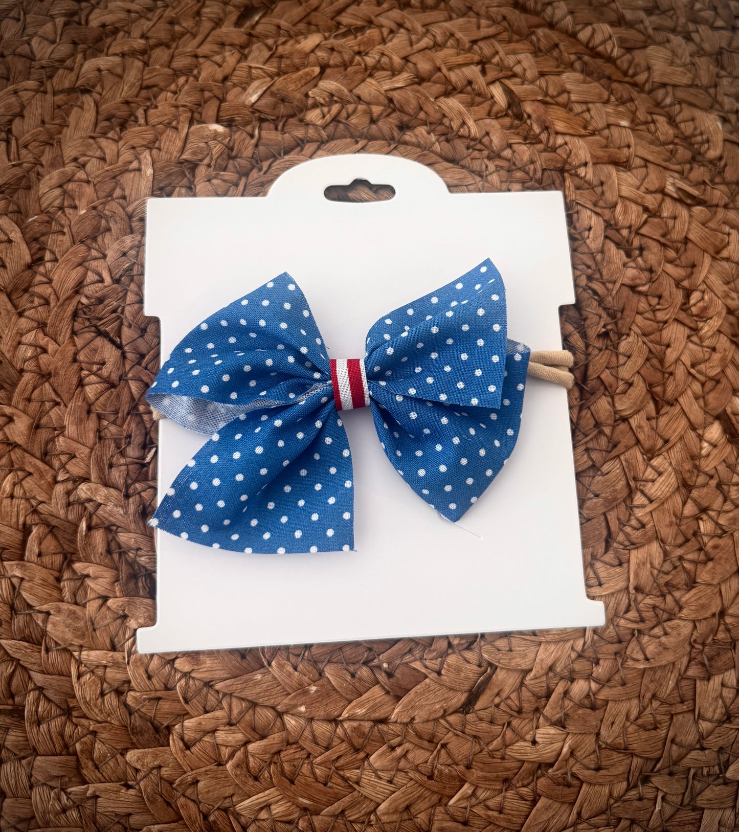 4th of July- Tiny Patriot Bow