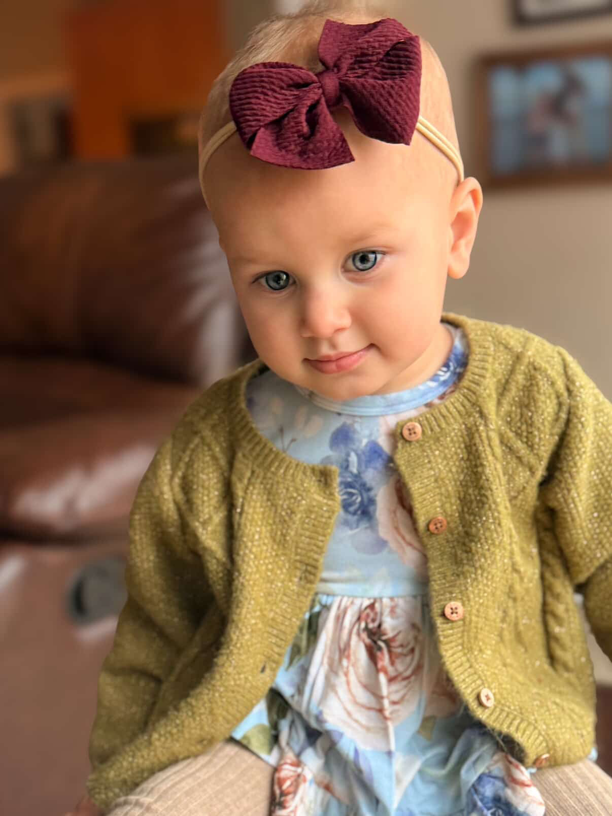 Charmed Rose- Burgundy Bows